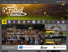 Tablet Screenshot of futbalmania.sk